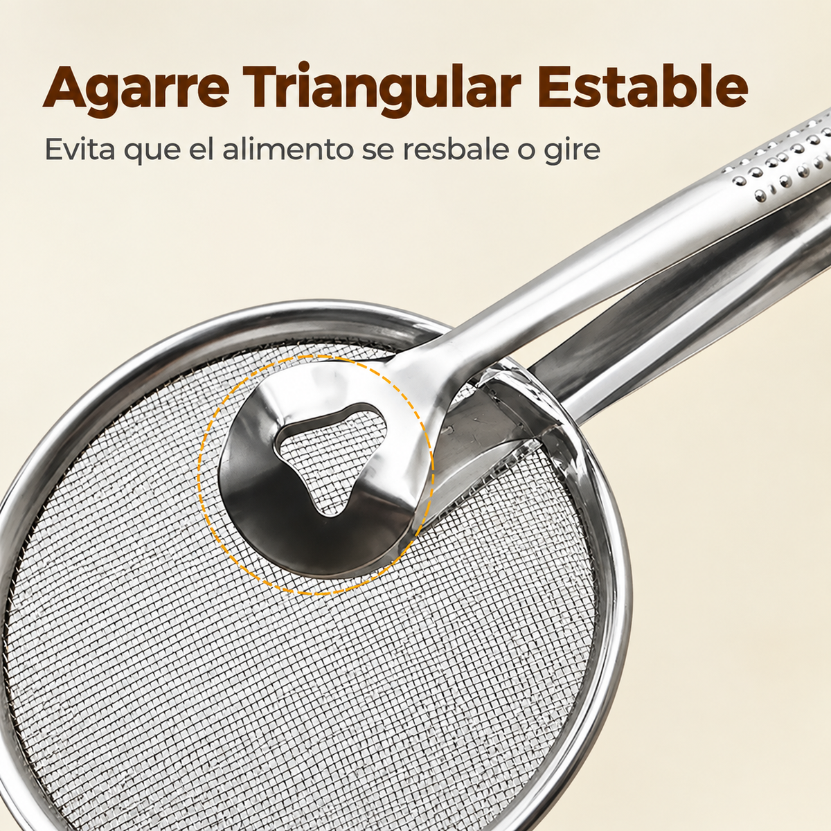 FryTongs® Pinzas con Colador 🍗 — saca y escurre el aceite en un solo paso