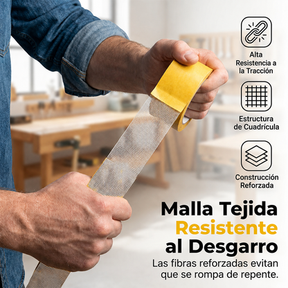 GripTech® Cinta Doble Cara Ultra Resistente 💪📏 5CM de Ancho, Máxima Calidad