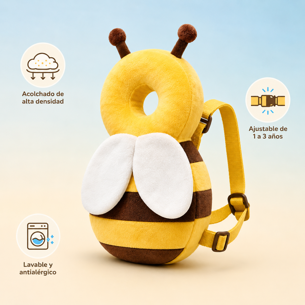 MOCHILA PROTECTORA😍 OLVIDATE DE LOS RIESGOS DE CAIDA DE TU BEBE