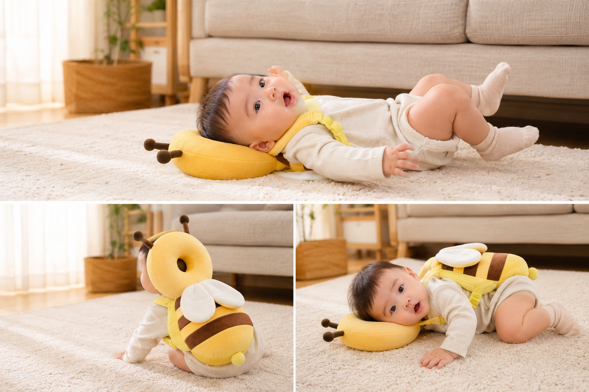 MOCHILA PROTECTORA😍 OLVIDATE DE LOS RIESGOS DE CAIDA DE TU BEBE