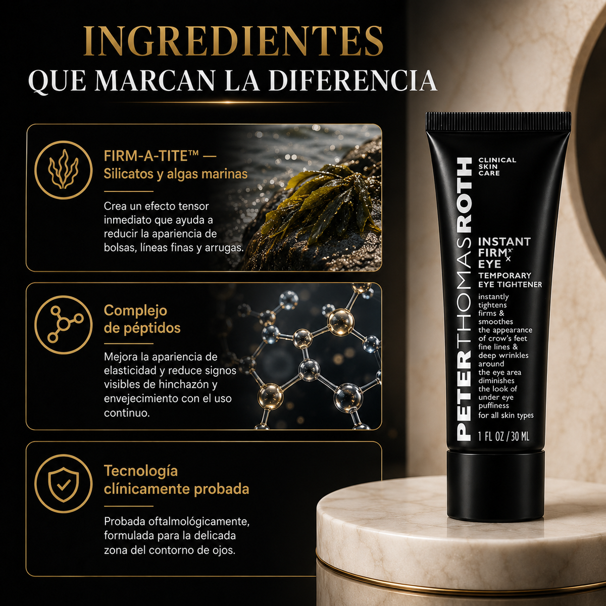 by Peter Thomas Roth® - Reduce Bolsas y Líneas en Minutos