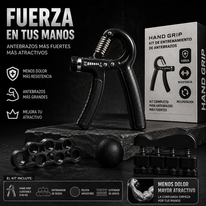 Ejercitador de antebrazo y mano💪🏼 vuélvete mas atractivo en unas semanas