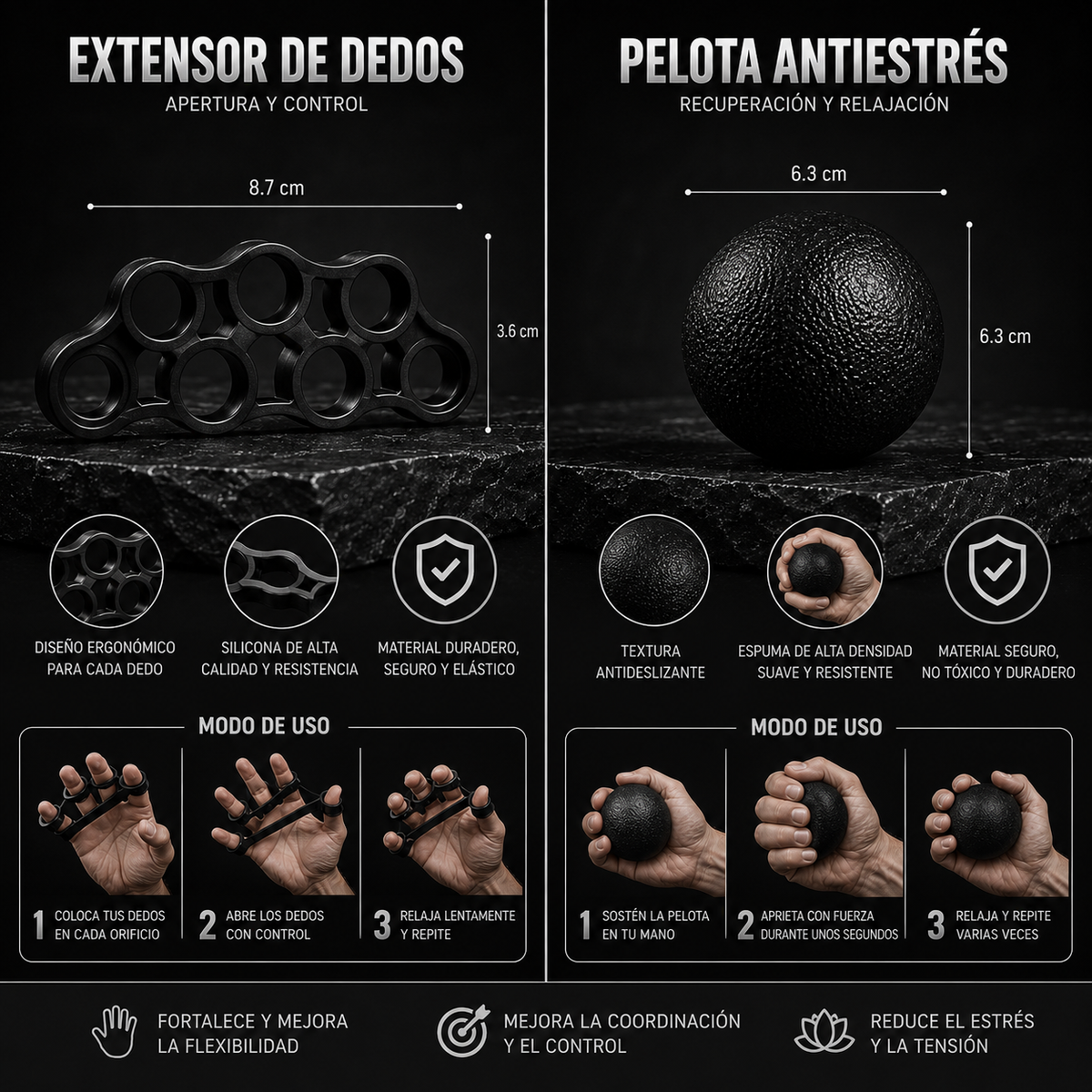 Ejercitador de antebrazo y mano💪🏼 vuélvete mas atractivo en unas semanas